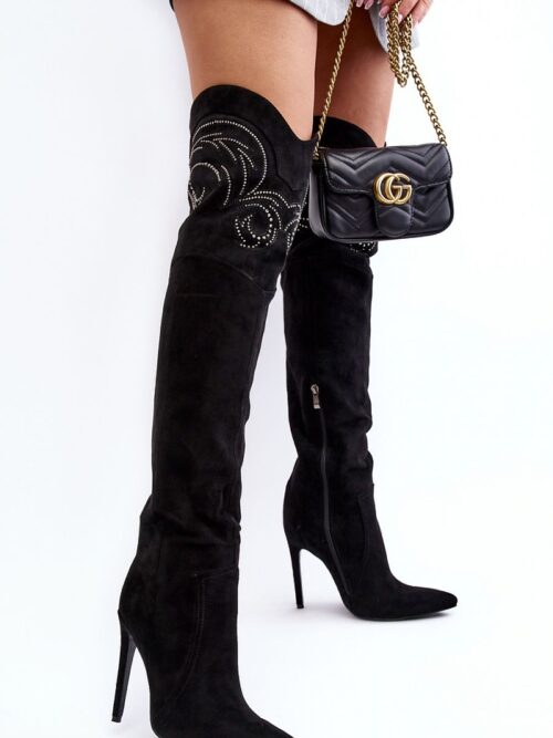 custom900x1200_1004729.jpg Kõrged kontsasaapad üle põlve, eco-suede, must