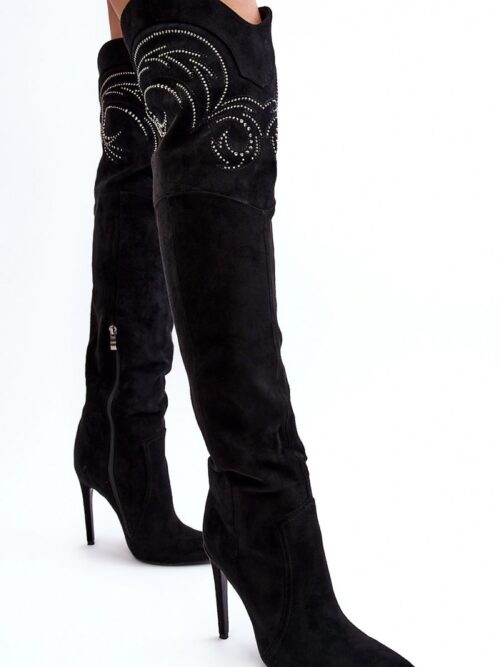 custom900x1200_1004730.jpg Kõrged kontsasaapad üle põlve, eco-suede, must