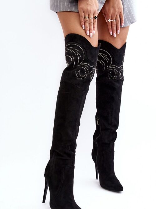 custom900x1200_1004731.jpg Kõrged kontsasaapad üle põlve, eco-suede, must