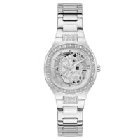 0091661580888_R00.jpg Naisten kell Guess ELECTRA hõbedane käekell