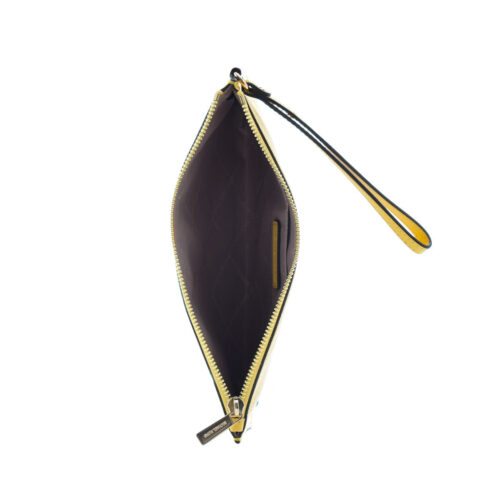 Michael Kors nahast käekott, kollane