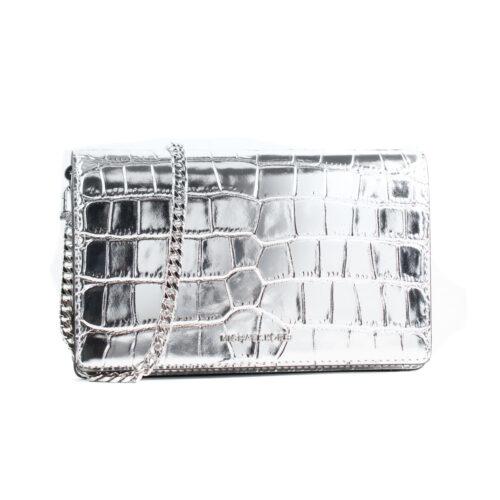 0197853118362_S0389680_P00.jpg Michael Kors hõbedane õlakott, hall 22 x 14 x 6 cm