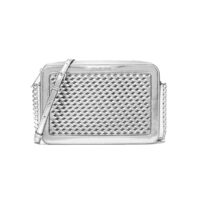 Michael Kors hõbedane õlakott, hall 23x15x6 cm