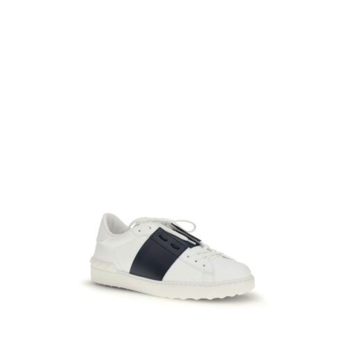 10051057.jpeg Valentino Garavani Black Calf Leather Bos Taurus Low Top Sneakers
