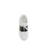 10051070.jpeg Valentino Garavani Black Calf Leather Bos Taurus Low Top Sneakers