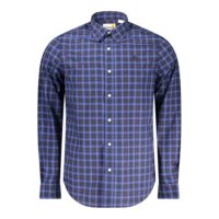 Timberland Blu Cotton Men Shirt