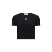 Fendi must puuvillane T-särk