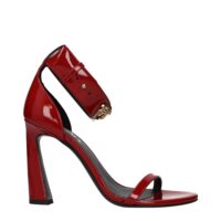 Versace Punased Stiletto kontsaga sandaalid