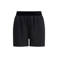 Tom Ford Black Silk Bermuda Shorts