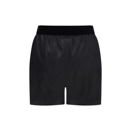 Tom Ford Black Silk Bermuda Shorts