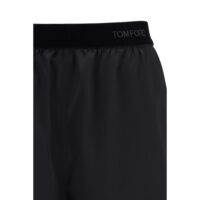Tom Ford Black Silk Bermuda Shorts