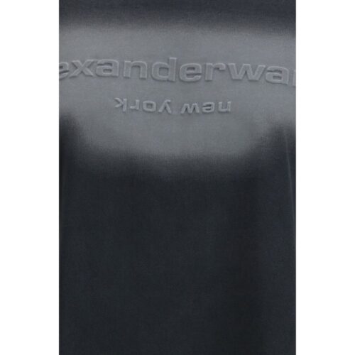 Alexander Wang Black Cotton T-Shirt