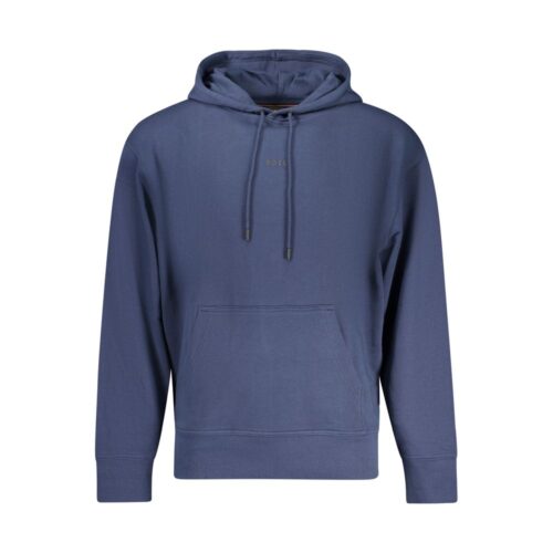 10084601.jpeg Hugo Boss Blue Cotton Men's Hoodie