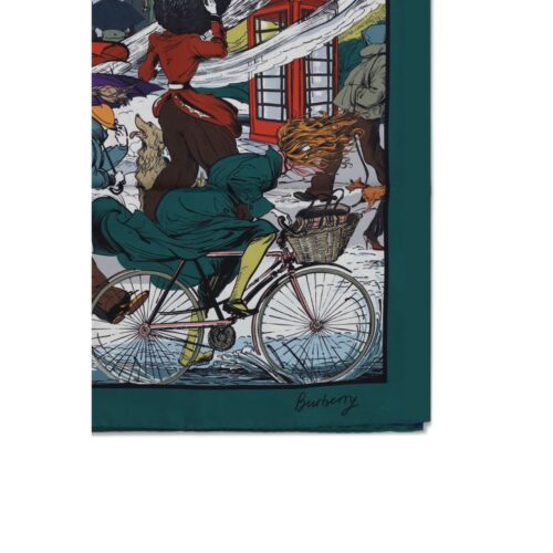 10084870.jpeg Burberry mitmevärviline siidist sall