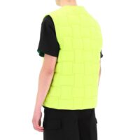 10087011.jpeg Bottega Veneta Bicolor Polyamide Sleveless Jacket