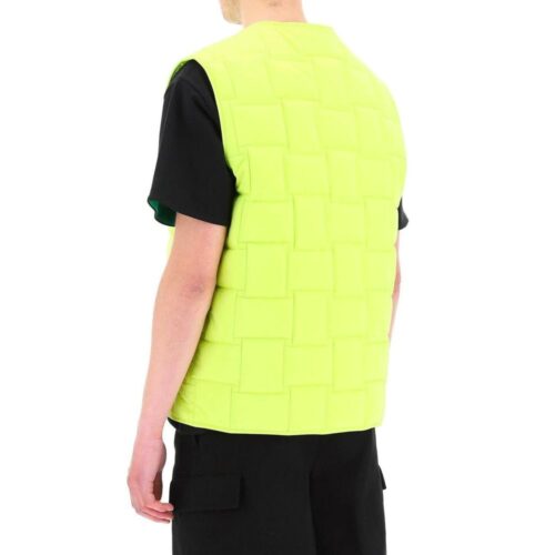 10087011.jpeg Bottega Veneta Bicolor Polyamide Sleveless Jacket