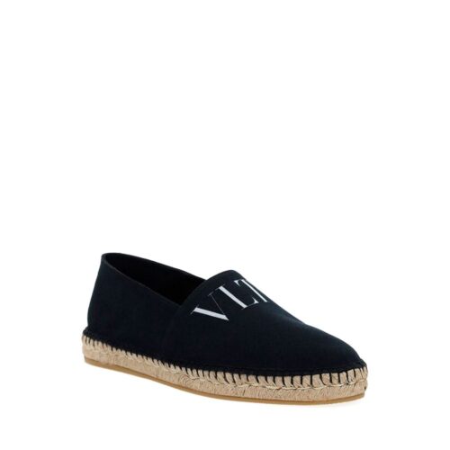 Valentino Garavani mustad lõuendist espadrillid