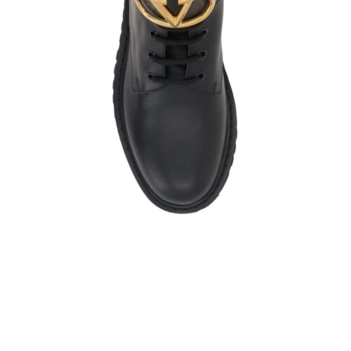 Valentino Garavani mustad nöörsaapad