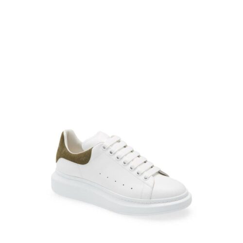 10089887.jpeg Alexander McQueen White Calfskin Low Top Sneakers