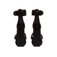 Balmain mustad siidist platvormsandaalid