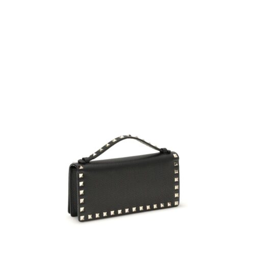 10097509.jpeg Valentino Garavani Black Calf Leather Bos Taurus Wallet