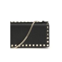 10097513.jpeg Valentino Garavani Black Calf Leather Bos Taurus Wallet