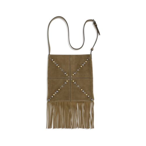 10099741.jpeg Valentino Garavani Beige Suede Leather Shoulder Bag
