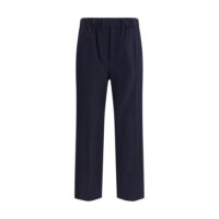 Max Mara Blue Wool Casual Pants