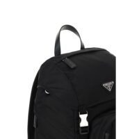 Prada Black Recycled Polyamide Backpack