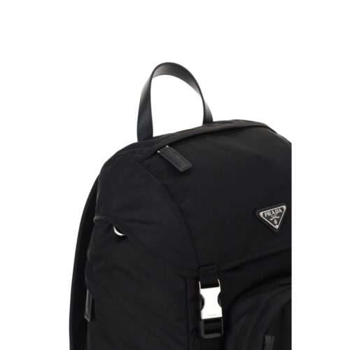 Prada Black Recycled Polyamide Backpack