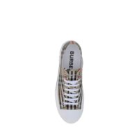 10141700.jpeg Burberry Brown Cotton Low Top Sneakers
