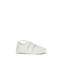 Valentino Garavani White Calf Leather Bos Taurus Low Top Sneakers