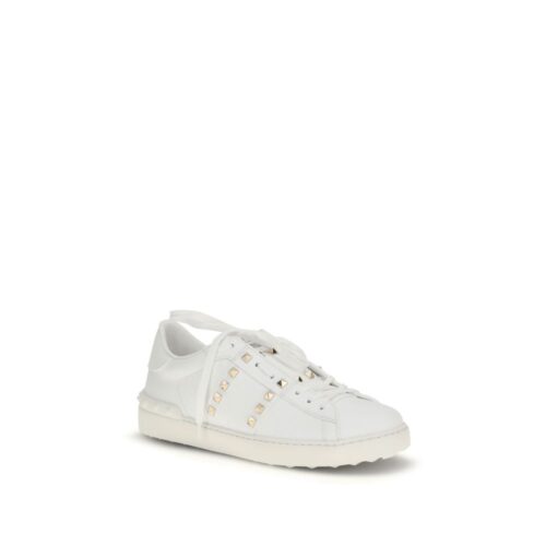 10141754.jpeg Valentino Garavani White Calf Leather Bos Taurus Low Top Sneakers