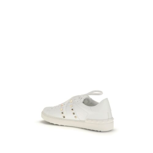 10141755.jpeg Valentino Garavani White Calf Leather Bos Taurus Low Top Sneakers