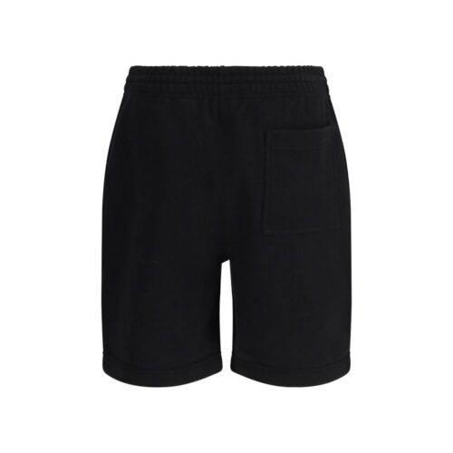 10144057.jpeg Burberry Black Cotton Bermuda Shorts