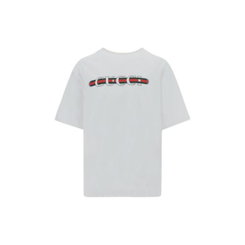 Gucci White Cotton T-Shirt