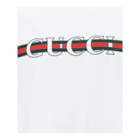 Gucci White Cotton T-Shirt