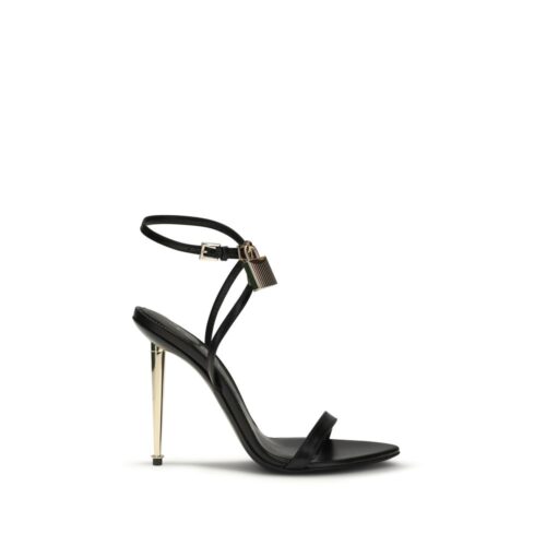 10155874-1.jpeg Tom Ford Black Goatskin Stiletto Heel Sandals