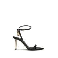 Tom Ford mustast kitsenahast stilettokontsaga sandaalid