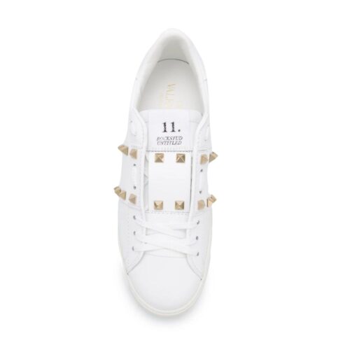 10160042.jpeg Valentino Garavani White Leather Sneakers