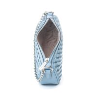 Michael Kors Blue Canvas Handbag