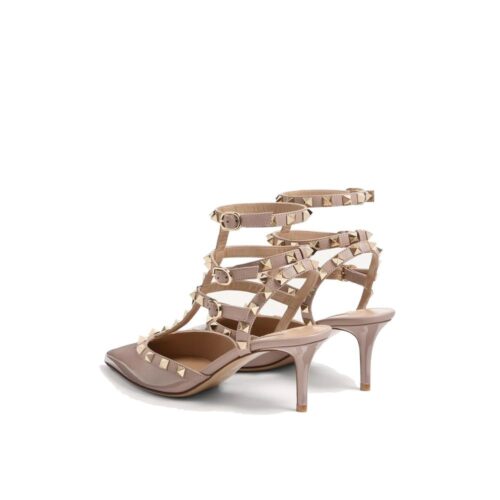 Valentino Garavani Beige Calfskin Platform Pumps