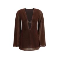 Oséree pruunid Bermuda lühikesed püksid