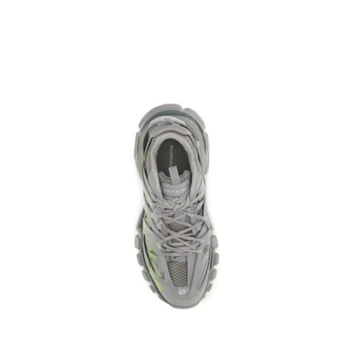 Balenciaga Gray Polyester Athletic Sneakers