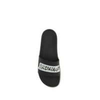 10216776.jpeg Balenciaga Black Rubber Sandals