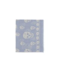 Alexander McQueen Light Blue Modal Scarf