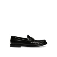 Dolce & Gabbana mustad vasikanahast jalga tõmmatavad loaferid