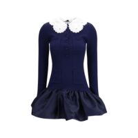 Self-Portrait sinine kokteilikleit