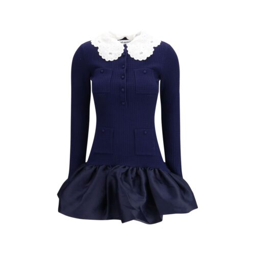 Self-Portrait sinine kokteilikleit