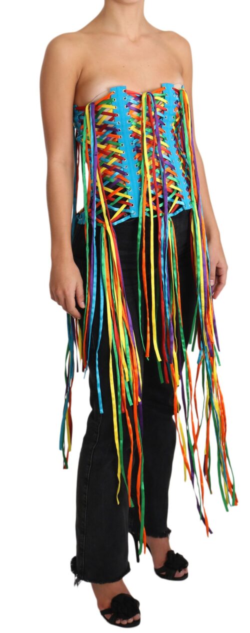 1150727-1.jpg Dolce & Gabbana Multicolor Strings bustier-korsetttopp